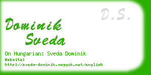 dominik sveda business card